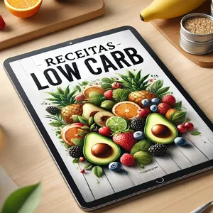 Imagem de capa para o Ebook 32 Receitas Low carb 