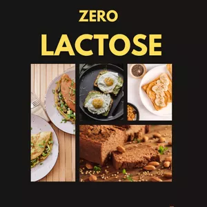 Imagem de capa para o Ebook 100 receitas Zero Lactose