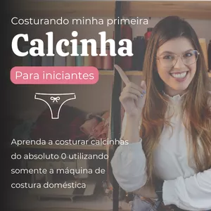 Imagem de capa para o Curso online Costurando minha primeira calcinha - Com Marília Baraldi
