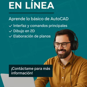 Imagen de portada para Curso online Clases, para principiantes en auto cad