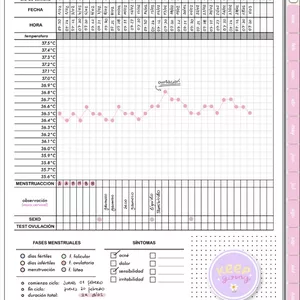 Imagen de portada para Ebook (Life Planner 2.0) Plantilla Menstrual (método temperatura basal)