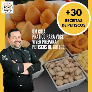 Imagem de capa para o Ebook 30 Receitas de Petiscos de Boteco