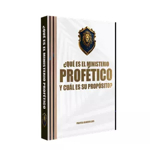 Imagen de portada para Ebook ¿Qué es el ministerio profético y cuál es su propósito?