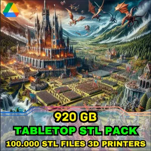 Cover image for Online course STL Files of 920 GB TableTop bundle over 100.000 3d printing file