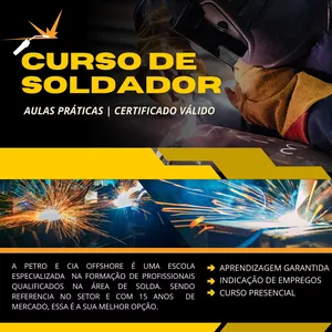 Curso CURSO DE SOLDA [ELETRODO REVESTIDO] 6G