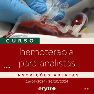 Imagem de capa para o Curso online Curso de Hemoterapia para analistas