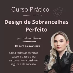 Imagem de capa para o Curso online Design de Sobrancelha Perfeito - Curso Prático