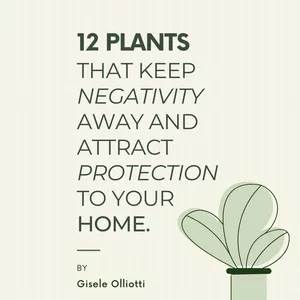 Cover image for Ebook 12 PLANTS THAT KEEP NEGATIVITY AWAY AND ATTRACT PROTECTION TO YOUR HOME. 