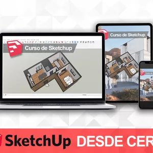 Imagen de portada para Curso online Curso de SketchUp