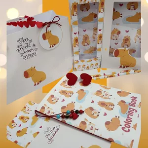 Imagem de capa para o Ebook KIT DIGITAL CANETAS PERSONALIZADAS CAPIVARA FOFA EDIÇÃO 2