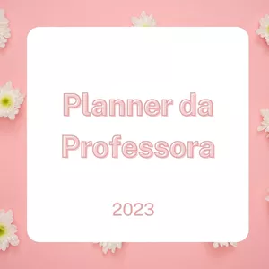 Imagem de capa para o Ebook Planner da Professora EI