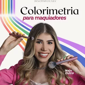 Imagem de capa para o Curso online Ebook de COLORIMETRIA + 02 super aulas BÔNUS - Naju Dutra