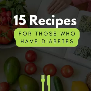 Cover image for Ebook 15 recipes for people with diabetes