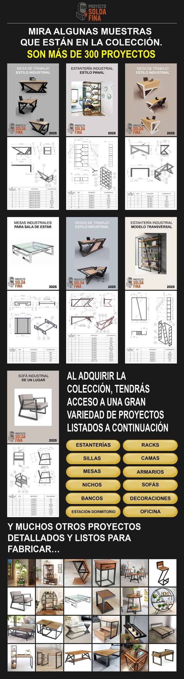 Mesa de soldadura y montaje DIY - GPPH Group, image size:640x2361