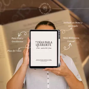 Imagen de portada para Ebook 7 Días Para Quererte — Método práctico para romper la autocrítica y transformar tu diálogo interno.