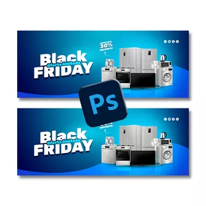 Imagen de portada para Curso online Plantilla Banner Editable Black Friday