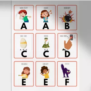 Imagem de capa para o Curso online CARDS- Alfabeto das Onomatopeias