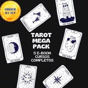 Imagen de portada para Ebook Tarot mega pack 5 E-book Cursos completos 