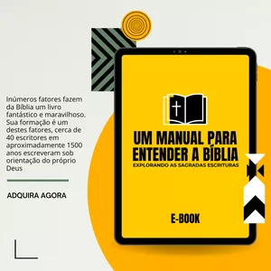 Imagem de capa para o Ebook Manual prático para entender a Bíblia 