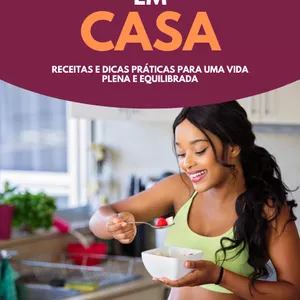 Imagem de capa para o Ebook Emagreça em Casa - Receitas e Dicas