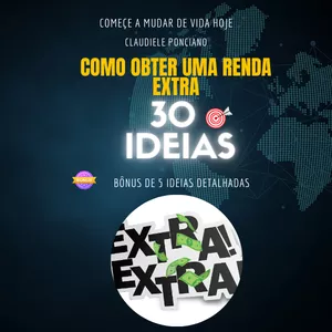 Imagem de capa para o Ebook 30 ideias de Renda extra sem Enrolação