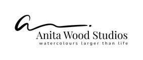 Anita Wood Art Larger than Life logo