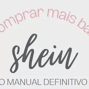 Imagem de capa para o Ebook Manual da Shein: compre baratinho com pontos e descontos!
