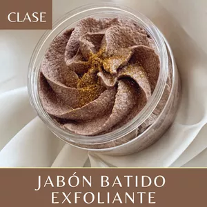 Imagen de portada para Curso online Añade: Clase de Jabón Batido y Exfoliante
