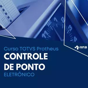 Imagem de capa para o Curso online Controle de Ponto Eletrônico - TOTVS Protheus
