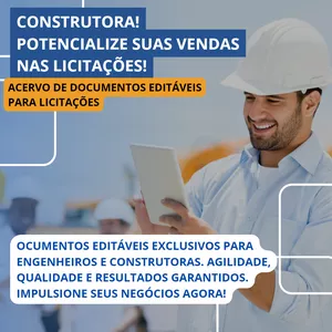 Imagem de capa para o Curso online LicitaDocs: Seu acervo de documentos editáveis para engenheiros e construtoras na era das licitações.