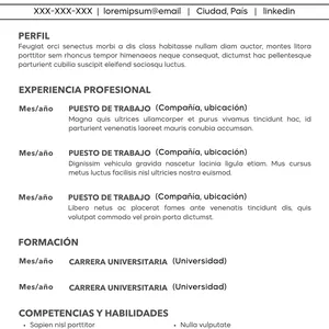 Imagen de portada para Ebook Simple Curriculum Vitae Template