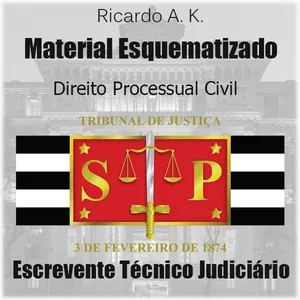 Imagem de capa para o Ebook Material Esquematizado - Direito Processual Civil - Escrevente Técnico Judiciário do TJSP