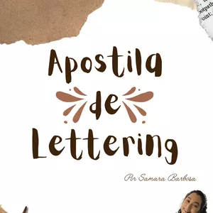 Imagem de capa para o Ebook APOSTILA DE LETTERING INICIANTES