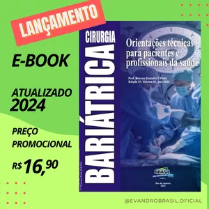Imagem de capa para o Ebook Cirurgia Bariátrica: orientações técnicas para pacientes e profissionais da saúde 
