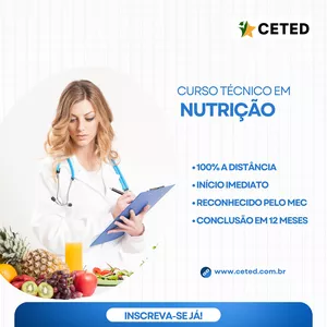 Imagem de Técnico em Nutrição criado por Ceted Educacional na hotmart