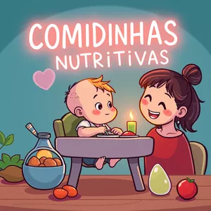 Imagem de capa para o Ebook Comidinhas Nutritivas - Guia Pratico para Nutrir seu Pequeno