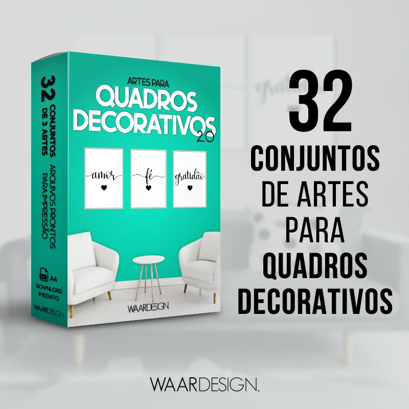 Artes para quadros decorativos