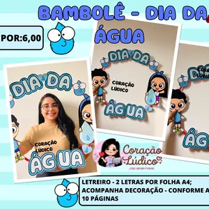 Imagem de capa para o Ebook 💧Bambolê - Dia da Água 
