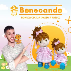 Imagem de capa para o Curso online Bonecando (Boneca Cecília Passo a Passo)