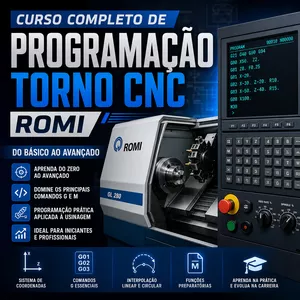 Imagem do curso Curso de Programação de Torno CNC ISO