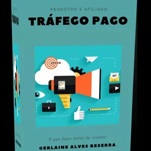 Imagem de capa para o Ebook Tráfego Pago Ebook