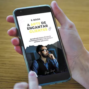 Imagem de capa para o Ebook E-book - A Arte de Encantar Clientes