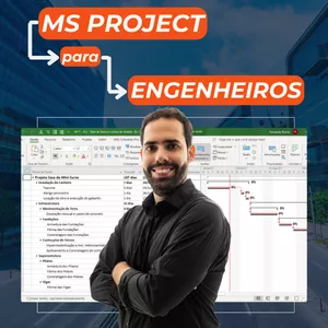 Imagem de capa para o Curso online Formação MS Project para Engenheiros