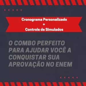 Imagem de capa para o Ebook Cronograma Personalizado + Controle de Simulados 