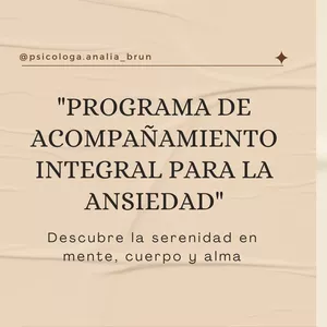 Imagen de portada para Servicio online Acompañamiento integral para la ansiedad