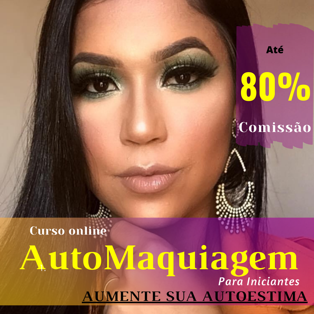 Imagem do curso Automaquiagem 100% Online Para INICIANTES 