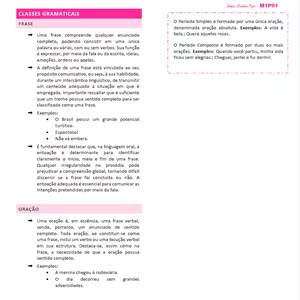 Imagem de capa para o Ebook Português - Classes Gramaticais