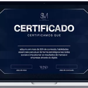 Imagem de capa para o Curso online Certificado Formação Social Media Magnético