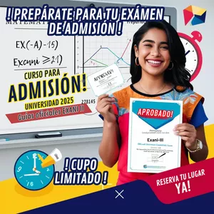 Imagen de portada para Curso online Curso de Matemáticas - Admisión a Universidad - EXANI II
