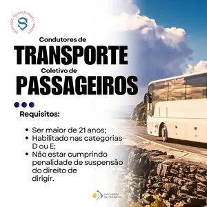 Imagem de capa para o Curso online Curso de Transporte Coletivo de Passageiros- Formação